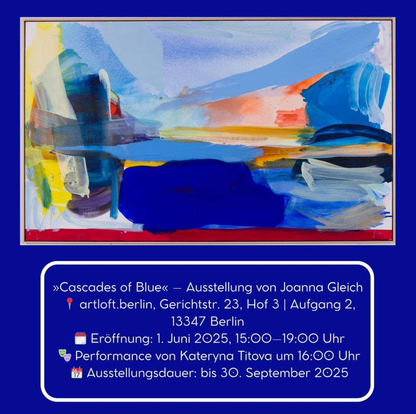 Cascades of Blue – Joanna Gleich in Berlin